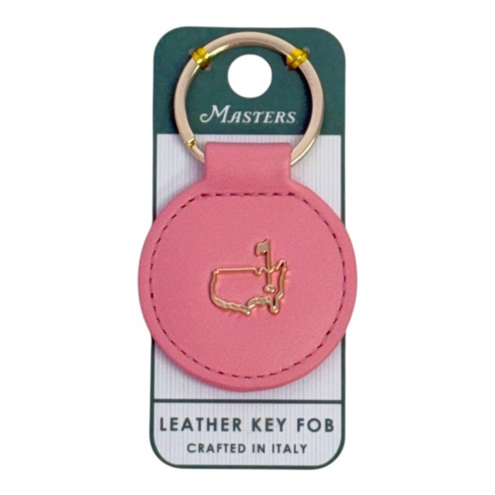 Masters Tournament Italian Leather Round Key Fob!!🔥🔥🔥